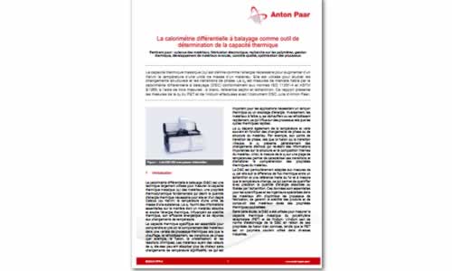 Ressource laboratoire : Analyse thermique des polymères : maîtrisez leur capacité thermique avec la DSC