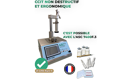 ASC 7400F.3 dernière génération : CCIT non destructif & ergonomique